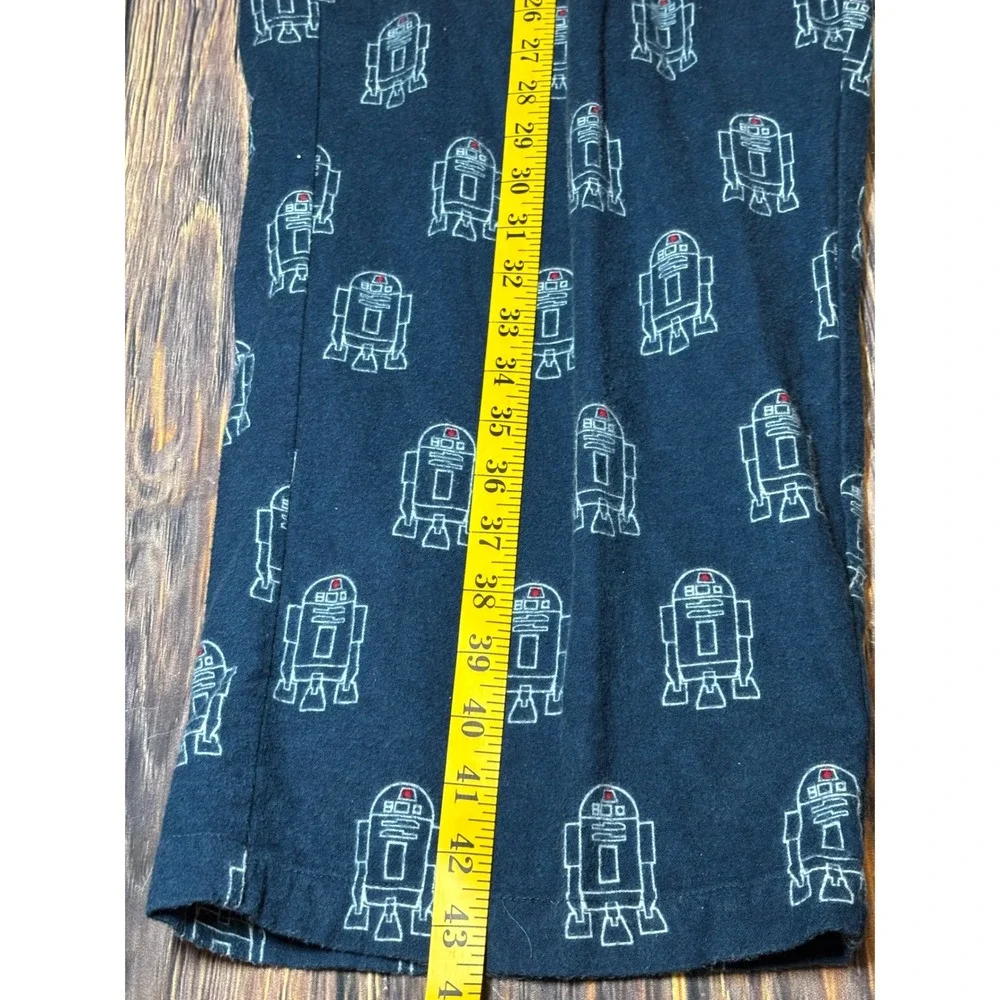 Star Wars Pajama Pants Mens 2XL Blue R2D2 Lounge Sleepwear Disney Store